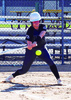 Kennedy Gyurman takes a swing at the softball